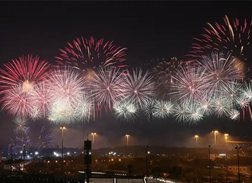 交城县焰火晚会